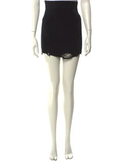 Pre-owned Ser.o.ya Distressed Accents Mini Skirt