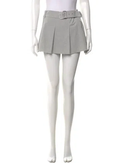 Pre-owned Ser.o.ya Distressed Accents Mini Skirt In Gray