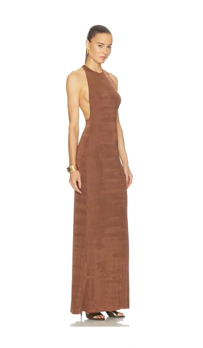 Ser.o.ya Dove Maxi Dress In Brown