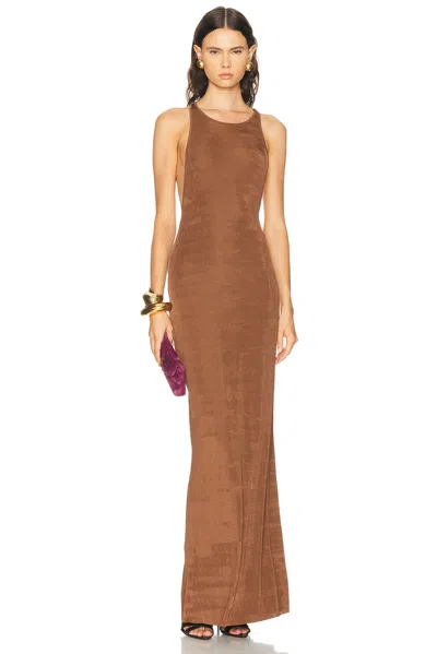 Ser.o.ya Dove Maxi Dress In Brown