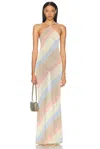 Ser.o.ya Dree Knit Maxi Dress In Yellow/peach/stone
