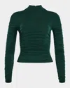 Ser.o.ya Dulcie Ruched Top In Green
