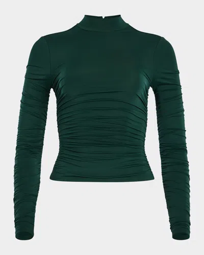Ser.o.ya Dulcie Ruched Top In Green