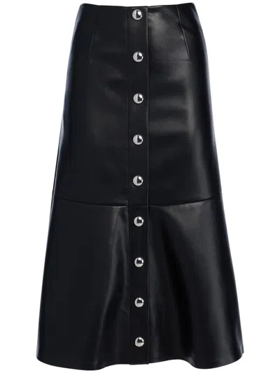 Ser.o.ya Elin Vegan Leather Skirt In Black