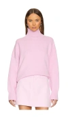 Ser.o.ya Elsa Turtleneck Sweater In Ballet Pink