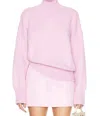 Ser.o.ya Elsa Turtleneck Sweater In Ballet Pink In Pink