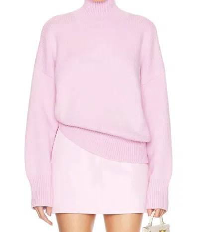 Ser.o.ya Elsa Turtleneck Sweater In Ballet Pink