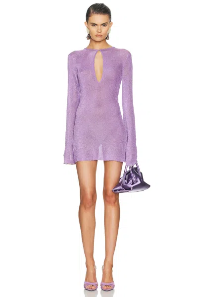 Ser.o.ya Emeri Mini Dress In Purple