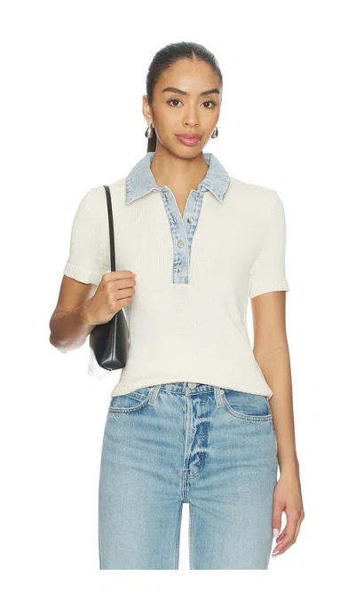 Ser.o.ya Erika Knit Top In White