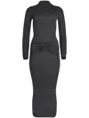 Ser.o.ya Fina Midi Dress In Grey
