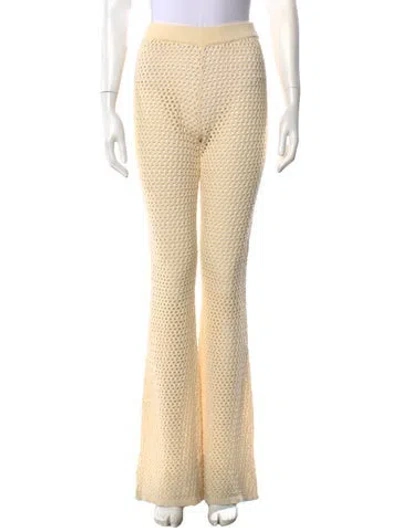 Pre-owned Ser.o.ya Flared Pants In Neutrals