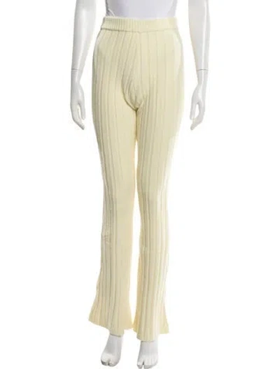 Pre-owned Ser.o.ya Flared Pants W/ Tags In Yellow