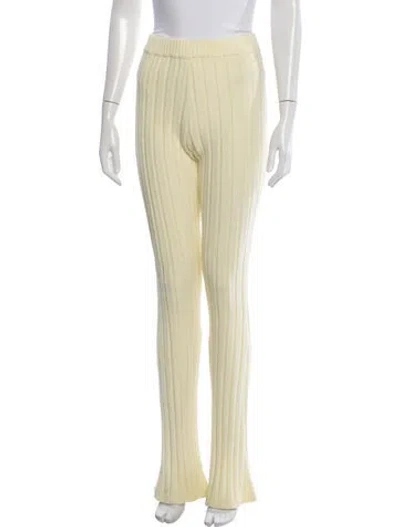Pre-owned Ser.o.ya Flared Pants In Yellow