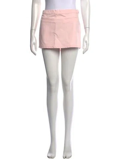 Pre-owned Ser.o.ya Fringe Trim Accent Mini Skirt W/ Tags In Pink