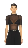 Ser.o.ya Gail Bodysuit In Black