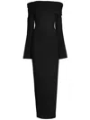 Ser.o.ya Galleria Rib Knit Maxi Dress In Black