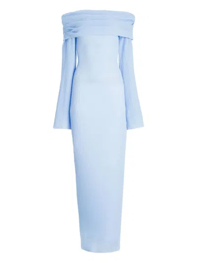 SER.O.YA GALLERIA OFF-SHOULDER MAXI DRESS