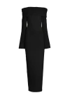 Ser.o.ya Galleria Rib Knit Maxi Dress In Black