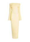 Ser.o.ya Galleria Rib Knit Maxi Dress In Butter