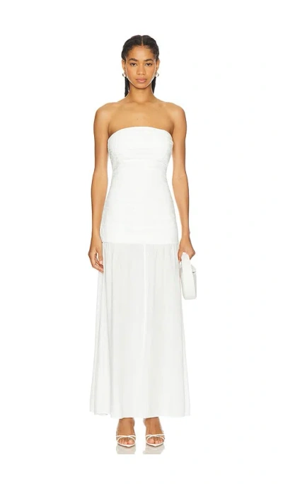 Ser.o.ya Gardenia Maxi Dress In Porcelain