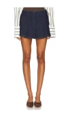 Ser.o.ya Gimlet Mid Rise Mini Skirt In Blue