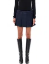 Ser.o.ya Gimlet Mini Skirt In Denim Rinsed