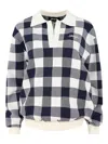 Ser.o.ya Gingham-pattern Polo Top In Multi