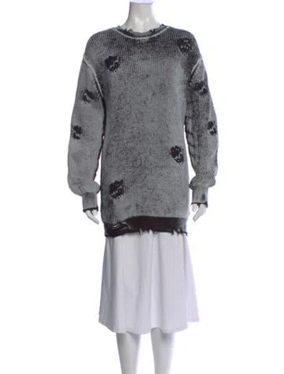 Pre-owned Ser.o.ya Graphic Print Crew Neck Sweater In Multi
