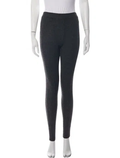 Pre-owned Ser.o.ya Graphic Print Skinny Leg Pants In Grey