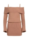 Ser.o.ya Greta Sweater Dress In Camel