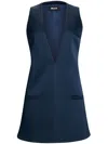 Ser.o.ya Hadley Satin A Line Dress In Blue