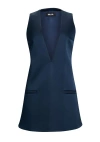 Ser.o.ya Hadley Satin A Line Dress In Sapphire