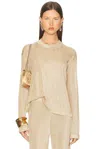 Ser.o.ya Hana Metallic Knit Top