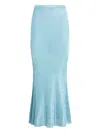 Ser.o.ya Harmony Metallic-knit Maxi Skirt