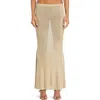 Ser.o.ya Harmony Metallic Knit Skirt