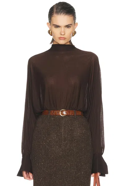 Ser.o.ya Hawkes Bodysuit In Brown