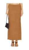 Ser.o.ya Hazel Knit Maxi Skirt In Camel