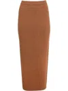 Ser.o.ya Hazel Knit Maxi Skirt In Brown