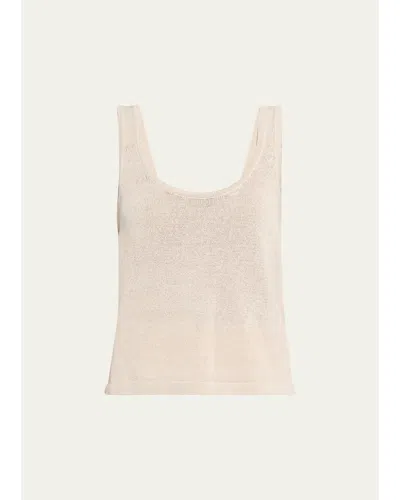 Ser.o.ya Hero Fine-knit Tank Top In Almond