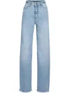 Ser.o.ya Brooklyn High Rise Straight Jean In Blue