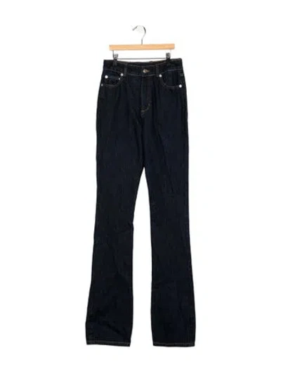Pre-owned Ser.o.ya High-rise Flared Jeans In Blue
