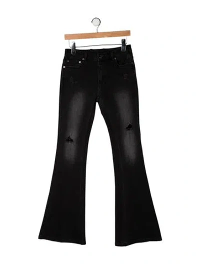 Pre-owned Ser.o.ya High-rise Flared Jeans W/ Tags In Black