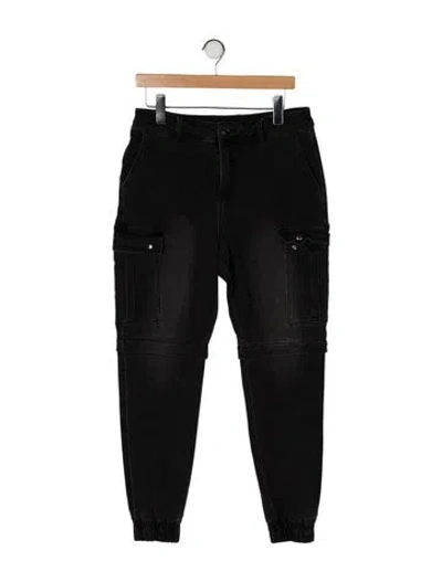 Pre-owned Ser.o.ya High-rise Skinny Leg Jeans In Black