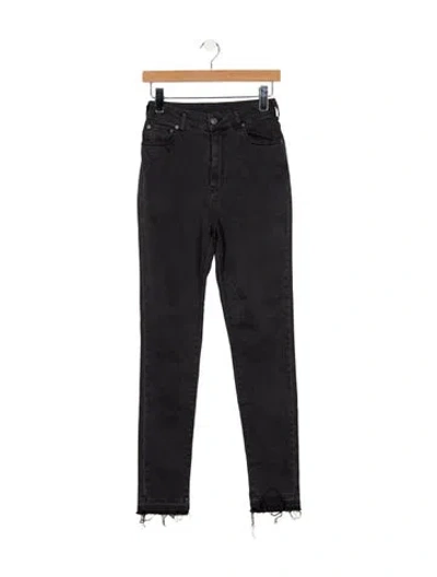 Pre-owned Ser.o.ya High-rise Skinny Leg Jeans In Black