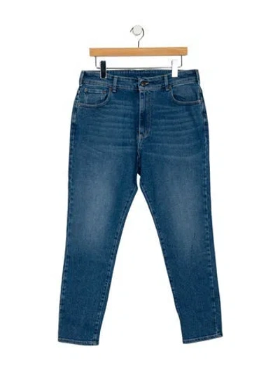 Pre-owned Ser.o.ya High-rise Straight Leg Jeans In Blue