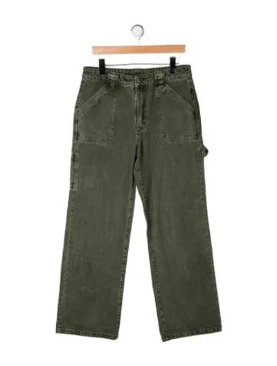 Pre-owned Ser.o.ya High-rise Straight Leg Jeans W/ Tags In Green