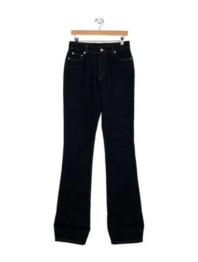 Pre-owned Ser.o.ya High-rise Wide Leg Jeans In Blue