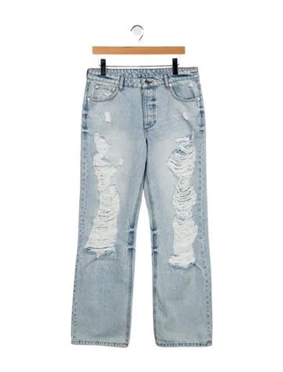 Pre-owned Ser.o.ya High-rise Wide Leg Jeans In Blue