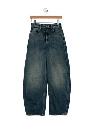 Pre-owned Ser.o.ya High-rise Wide Leg Jeans In Blue