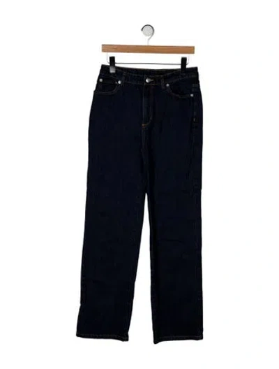 Pre-owned Ser.o.ya High-rise Wide Leg Jeans In Blue
